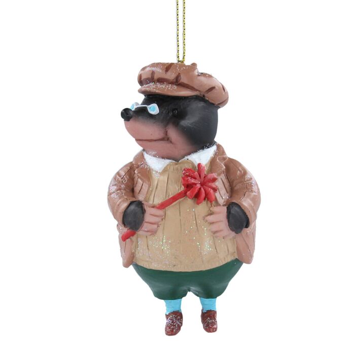 Gisela Graham Wind In The Willows Mole Resin Tree Decoration